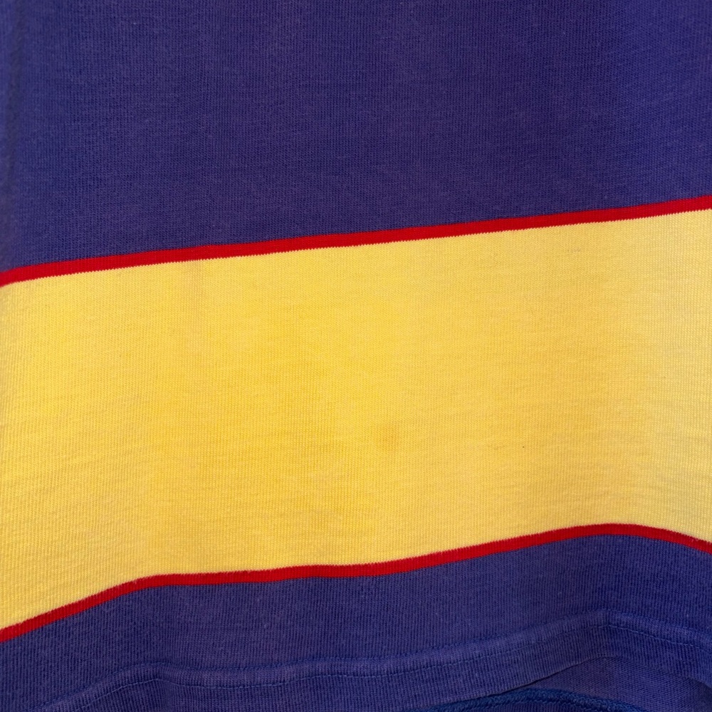 Vintage Polo Ralph Lauren Yellow and Purple Striped Long Sleeve Shirt - Picture 5 of 5